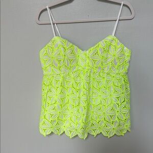 EUC Lilly Pulitzer Lace Floral Top